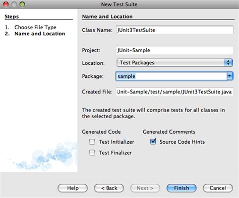 netbeans test package folders|junit from netbeans 6.7.